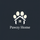 Pawzy Home 反色 Logo